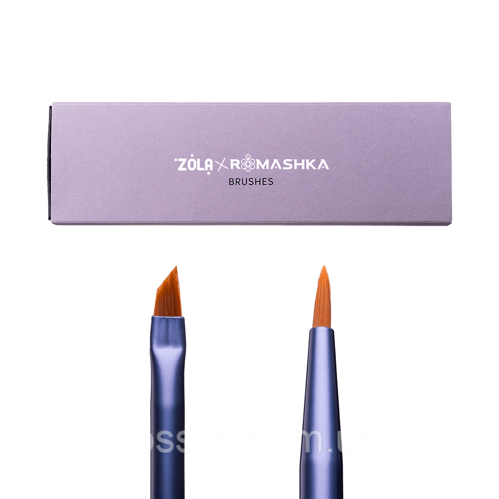 ZOLA X ROMASHKA НАБІР ПЕНЗЛІВ ДЛЯ БРІВ І ВІЙ ПРОФЕСІЙНИЙ