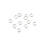 Кільце з"єднуюче біле срібло 6мм 25шт FSD010, фото 3