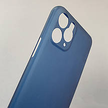Чехол для iPhone 11 Pro ультратонкий карбоновый чехол на телефон айфон 11 про синій LKG, фото 3