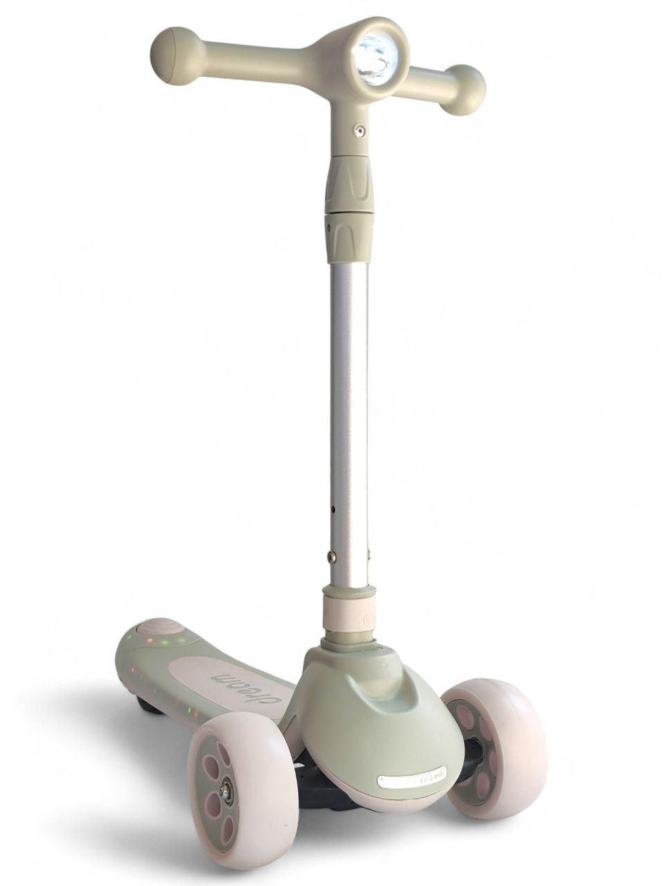 Дитячий складаний самокат Scooter Dream M1 з ліхтариком, світні колеса, музичний