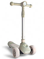 Дитячий складаний самокат Scooter Dream M1 з ліхтариком, світні колеса, музичний