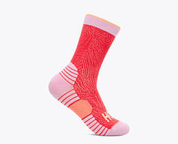 Набір шкарпеток Hoka CREW RUN SOCK 3-PACK 1122931 Cerise / Papaya / Aura, фото 5