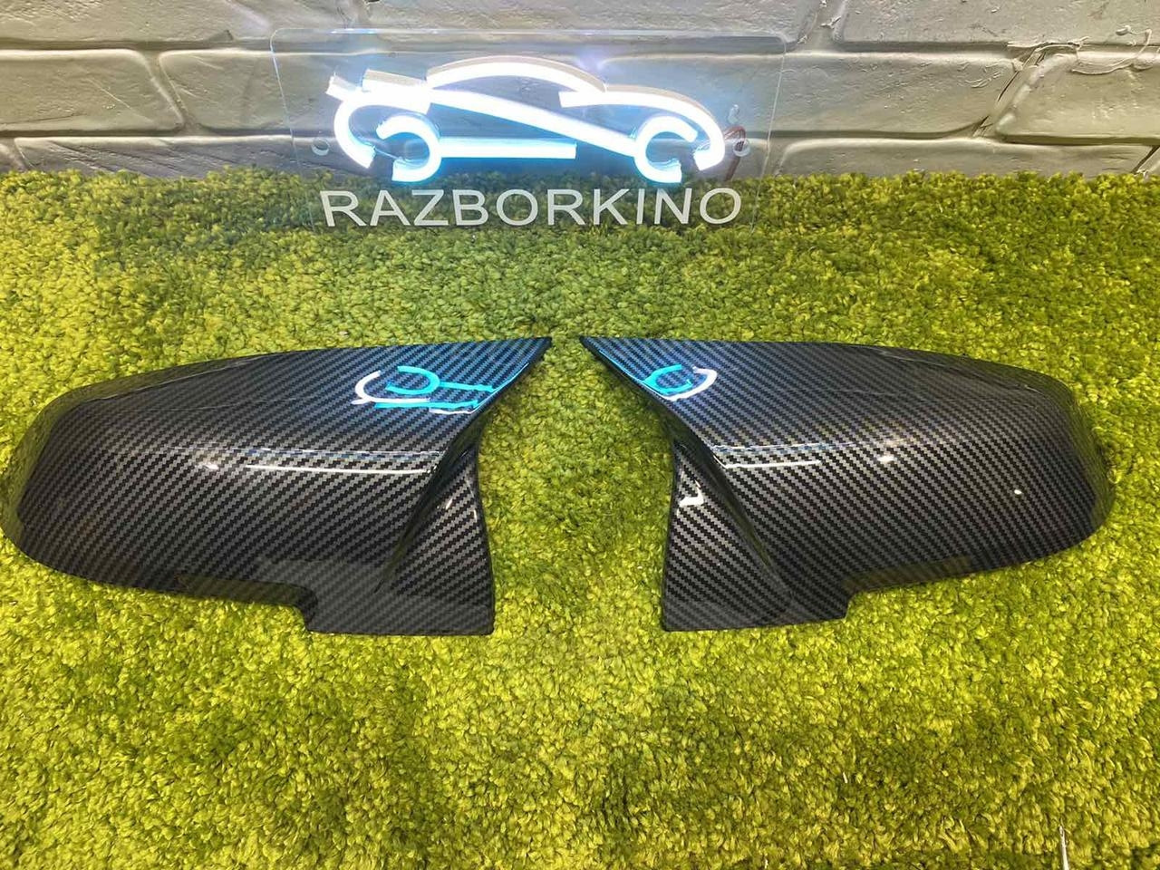 Накладки дзеркал корпус BMW F20 F21 F22 F23 F30 F31 F32 F34 M3 M Look бмв ф30 3 серія 2012-2018, фото 1