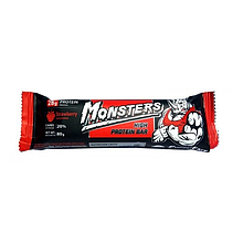 Протеїновий батончик Monsters High Protein Bar 80 g Полуниця