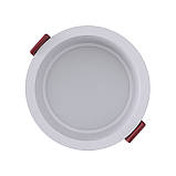 Точковий врізний LED світильник Ø91мм TWS03 (біл) 12W 4000K, фото 4