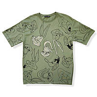 Футболка туника Bunny женская хаки. S, M, L