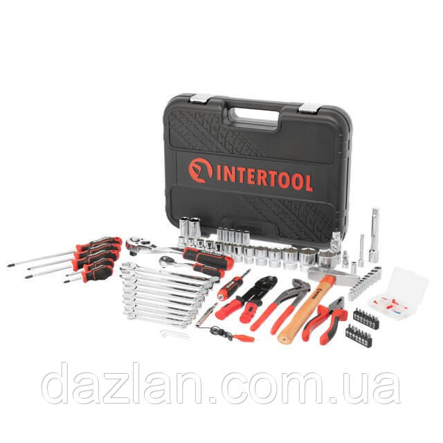 Набір інструментів 1/2" - 1/4", 100 од., Cr-V STORM INTERTOOL ET-8100