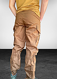 Штани тактичні карго койот, фото 3