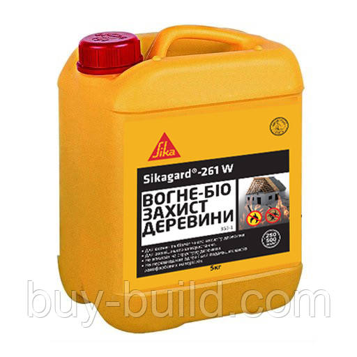 SIKAGARD - 261 W Біовогнезахист для деревини на водній основі для зовнішніх робіт