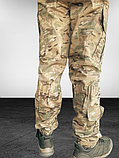 Штани тактичні карго з відсіком для вставних наколінників мультикам, фото 2
