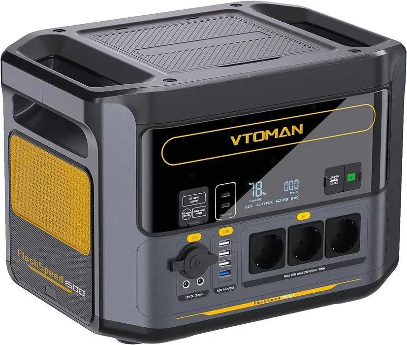 VTOMAN FlashSpeed ​​1500 Портативна зарядна станція 1548Wh