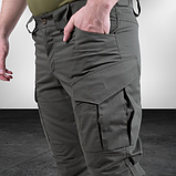 Штани тактичні з кишенями для наколінників хакі, фото 3