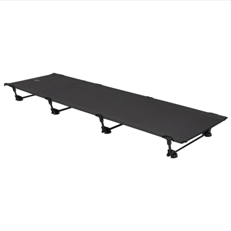 Ліжко Туристичне Розкладне Bo-Camp Quick Easy Grey (1304472) Кемпінгова Складана Розкладачка для риболовлі, фото 1