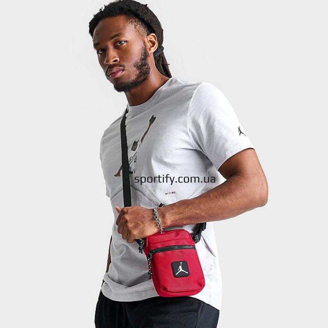 Сумка через плече nike air jordan месенджер джордан бананка найк