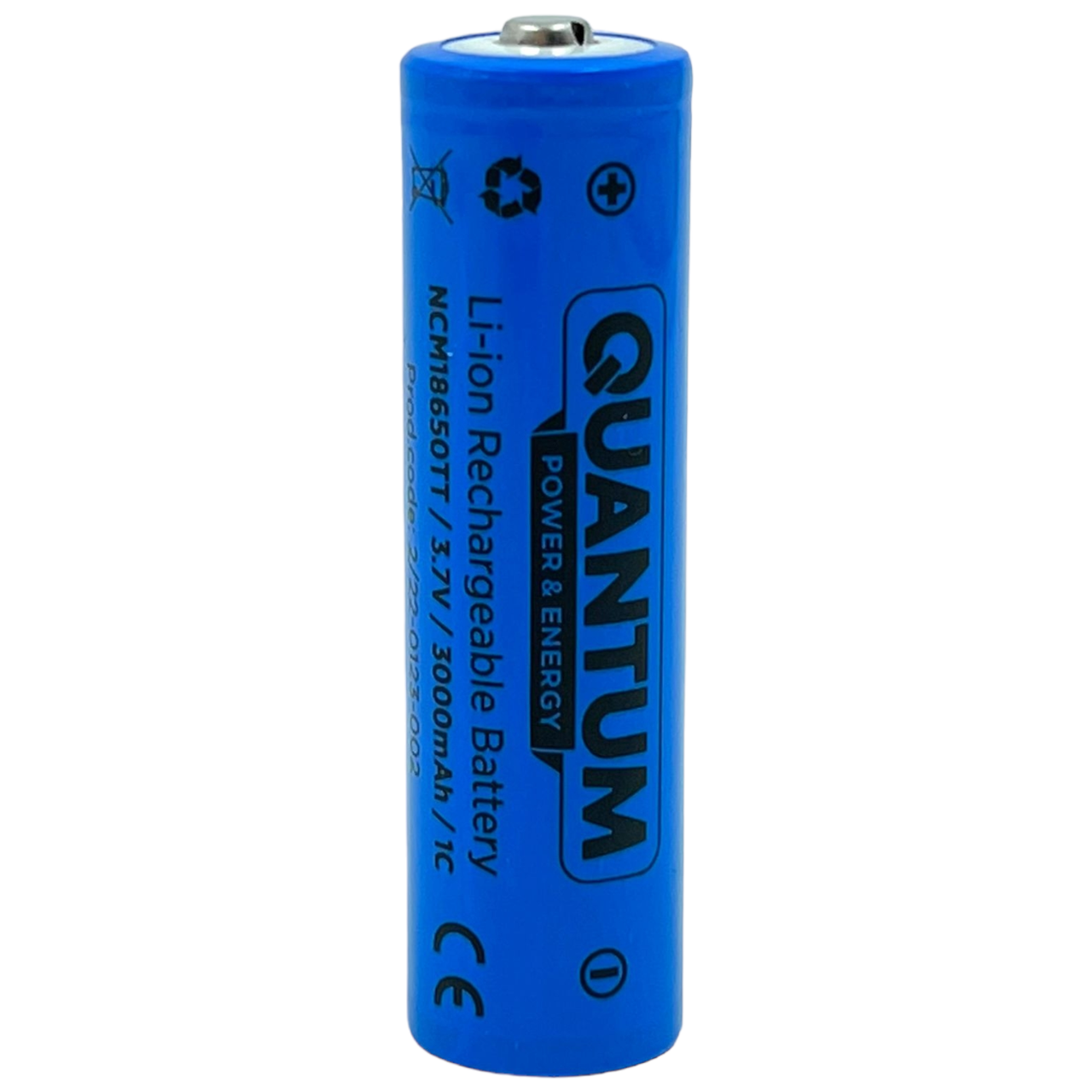 Акумулятор літій-іонний 18650 Quantum 3000mAh 3.7V (без захисту)