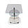 Скляний кавовий стіл квадратний Commus Bravo Light400 Kv6 clear-sosnak-bgs50, фото 4