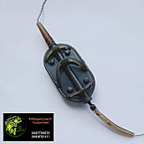 Рибальська годівниця. Короповий монтаж Pop- Up "Method Arc Flat", вага 50 грамів, фото 3