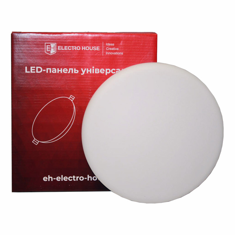 LED панель универсальная круглая Ø220 мм 32Вт, нейтральный белый 4000К, 3200 Лм