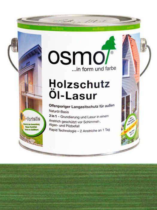 Захисна олія-лазур Osmo Holzschutz-Lasur 25 L Темно-зелена 729 (4006850482559)