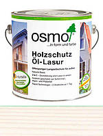 Захисна олія-лазур Osmo Holzschutz-Lasur 25 L Біла (не для терас) 900 (4006850101795)