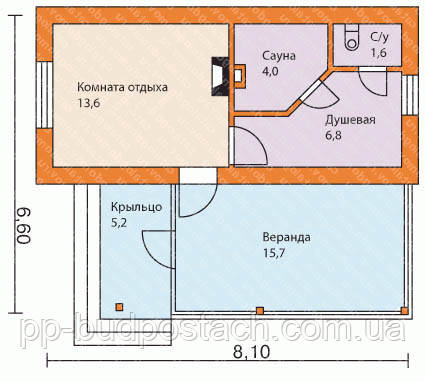 Проекти бань з газобетону