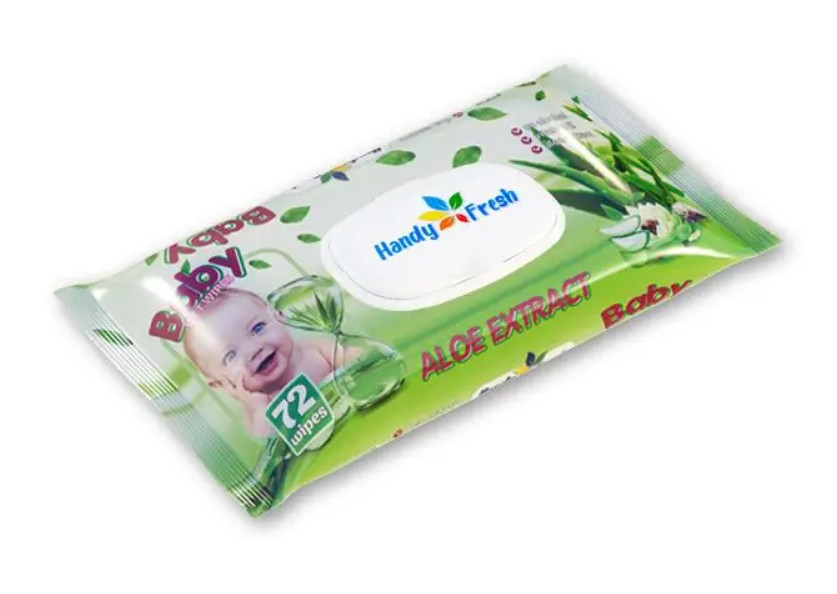 Серветки вологі алоє ТМ Handy fresh 72 шт/уп. (4820237500120)