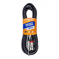 Кабель мікрофонний Maximum Acoustics MIC.XJ5 (Red) (OFC) 5м