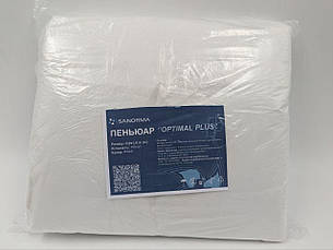 Пеньюар  полієтиленовий одноразовий (OPTIMAL PLUS) 100шт/уп.