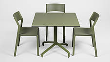 Вуличне крісло пластикове Nardi Trill Bistrot Сірий, фото 2