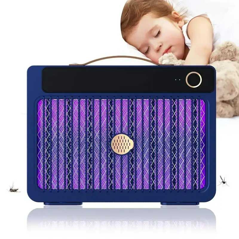 Лампа-наступник проти комах і комарів Mosquito Killing Lamp BG-009 з акумулятором, фото 1