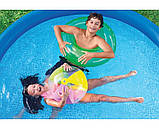 Надувний безкаркасний круглий басейн Intex 28132 (366-76см, 5621 л, фільтр-насос 230V) Синій Акція до 07.07, фото 6