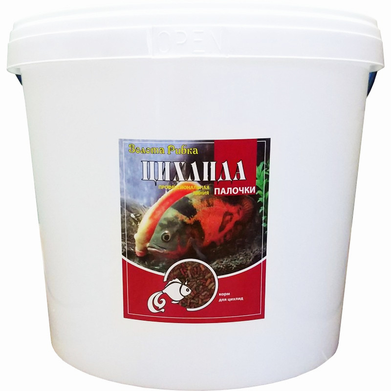 Корм ТМ Золота Рибка, Цихліда, палички 5000 ml.