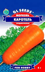 Насіння Морква Каротель (4г), ТМ GL SEEDS For Hobby