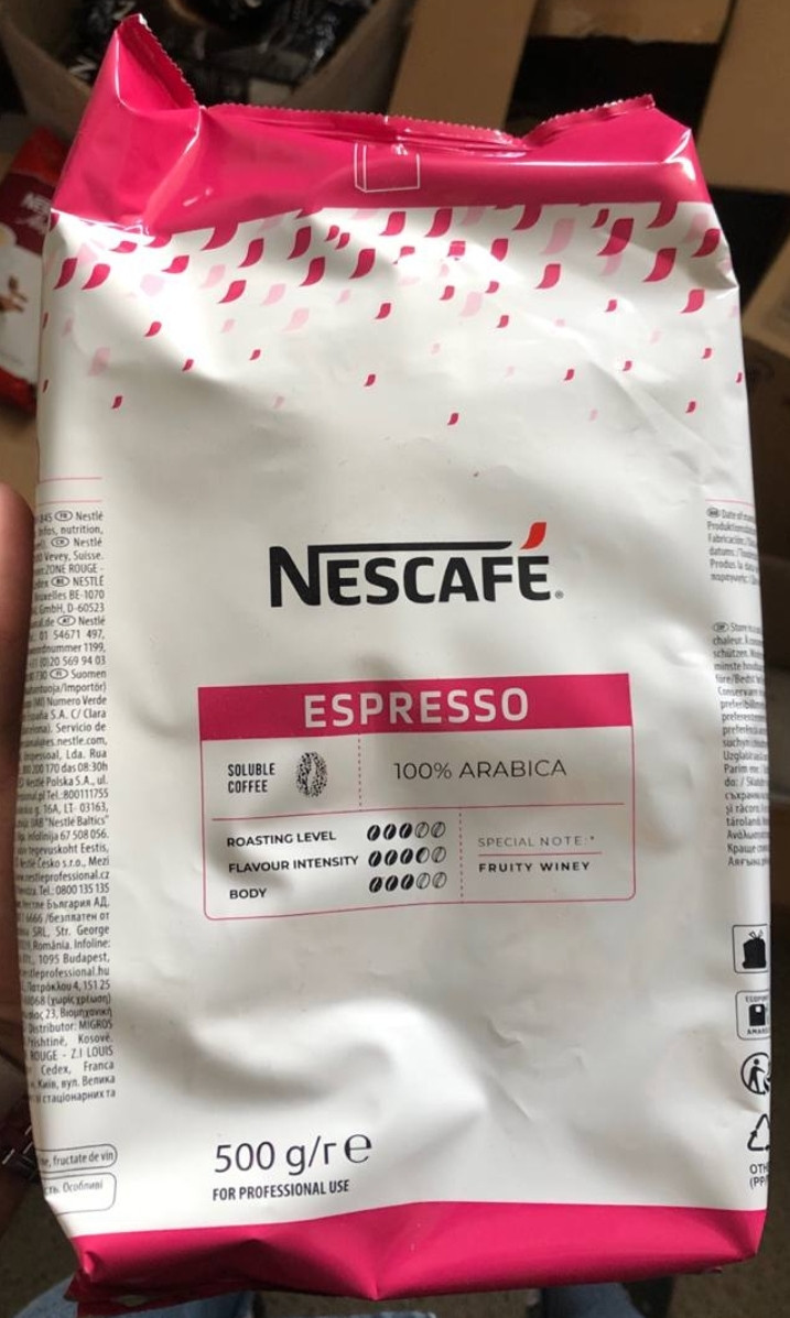 Розчинна кава Nescafe Alegria Espresso 500 г, Оригінал Франція