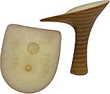 Підбор жіночий пластиковий 7007 р.1-3 Висота без набійки 6,8-7,0-7,4 см Бежевий, фото 3