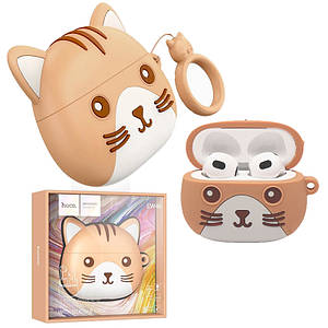 Бездротові Bluetooth навушники AirPods Hoco EW46 Бездротові дитячі блютуз навушники гарнітура, бежеві