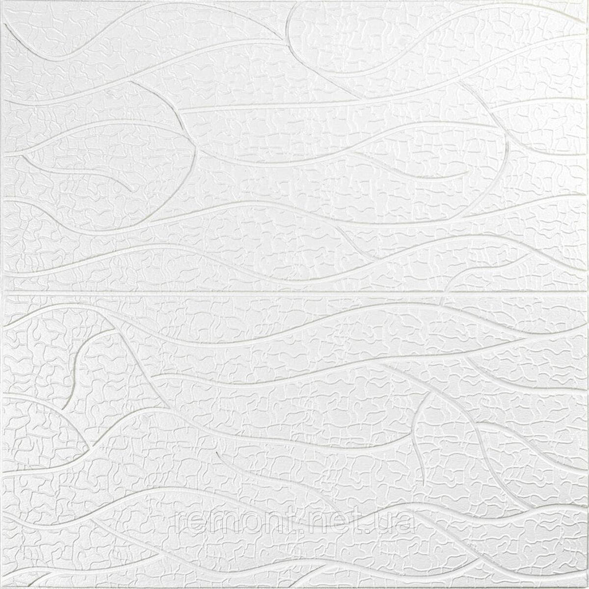 Панель 3D 700х700х6мм Білий SW-00001948, фото 1