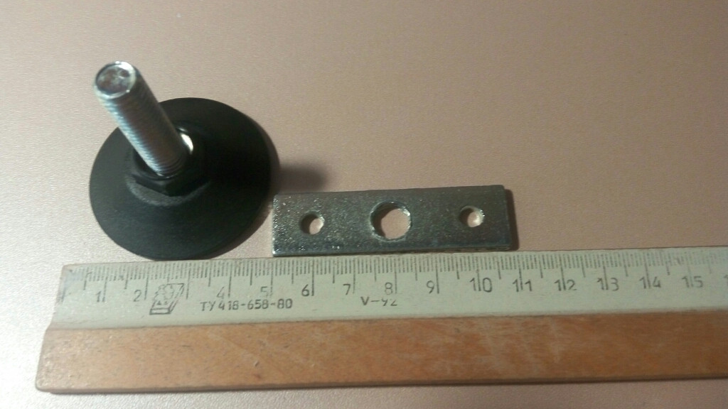 Ніжка меблева 10х35, фото 1