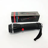 Пилозахищений ліхтар, Невеликий ручний ліхтар, Портативний LED на батареї Ліхтарик військовий IF-44, фото 6