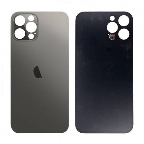 Задня кришка iPhone 12 Pro сіра Graphite (великий виріз під камеру), фото 1