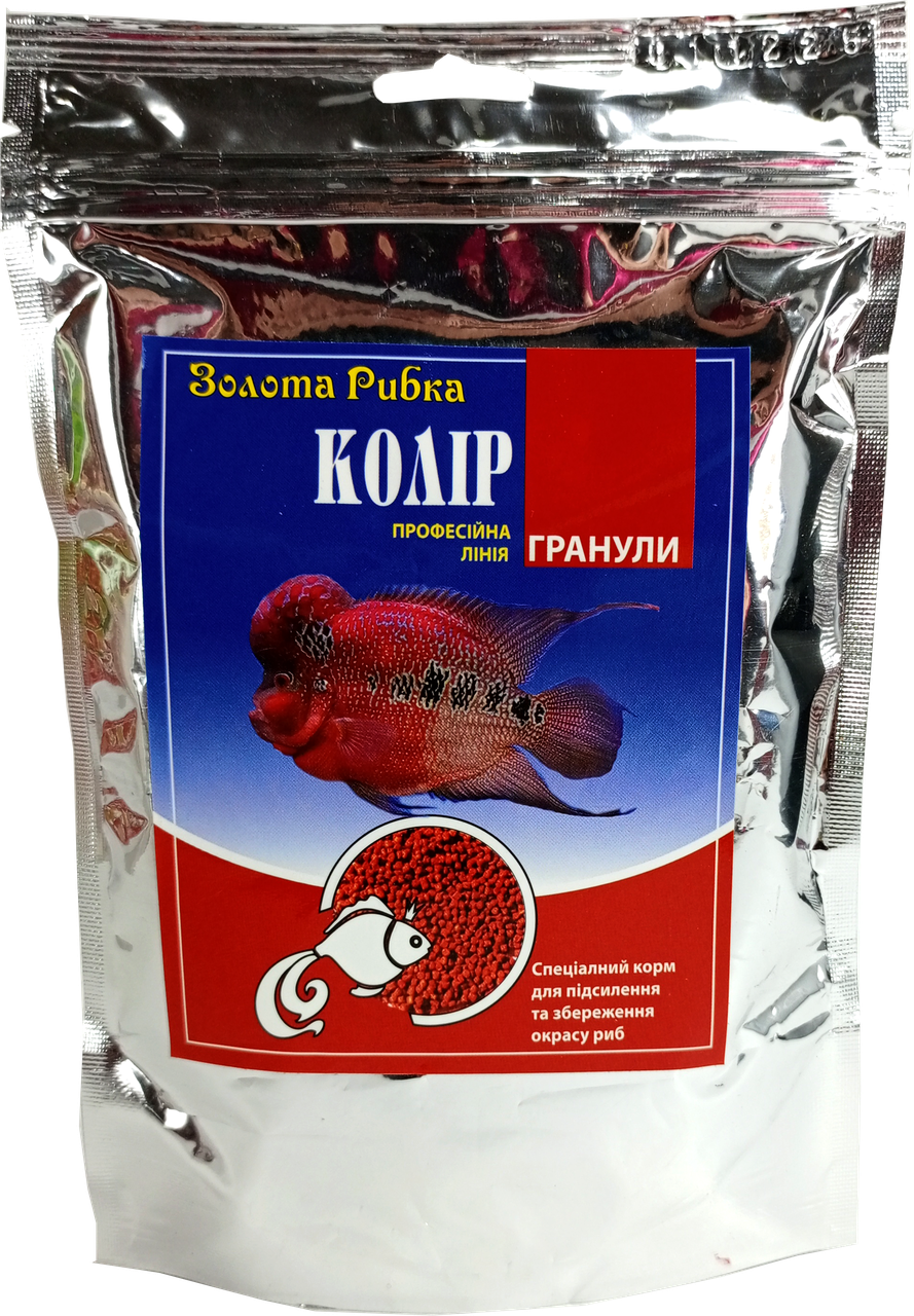 Корм ТМ Золота Рибка, Колір, гранули 500 ml.