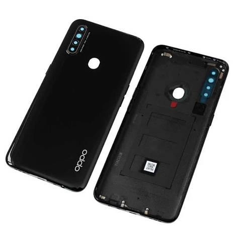 Задня кришка Oppo A31 2020 чорна Mystery Black + Скло камери, фото 1