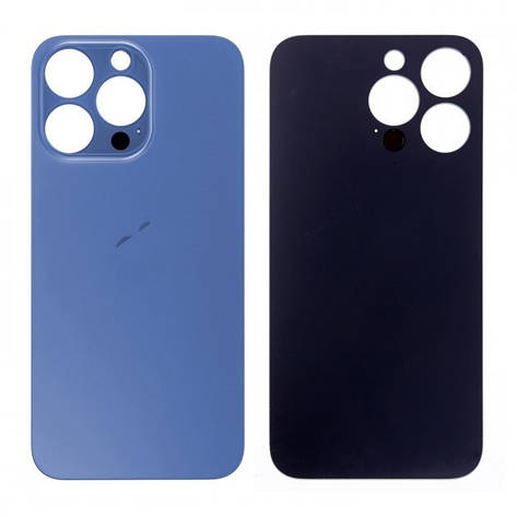Задня кришка iPhone 13 Pro блакитна Sierra Blue (большой виріз під камеру), фото 1