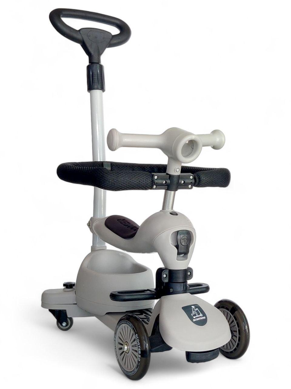 Самокат-біговел Scooters Basket 3in1 K9 світна музична платформа