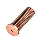 ISO13918 М4х30 сталь 4.8 гвинт приварний обміднений повна різьба L29,4 (1000шт.) [981000000981043060] Rivettop