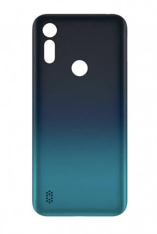 Задня кришка Motorola XT2053 Moto E6s Peacock Blue синя + Скло камери!, фото 1