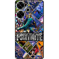 Силіконовий чохол бампер для Xiaomi Redmi 13 з картинкою Фортнайт Fortnite