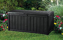 Пластиковий ящик скриня для тераси графіт 390 л Glenwood Box Keter, фото 5