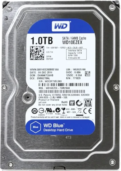 HDD диск WD WD10EZEX Dark Gray 1TB
