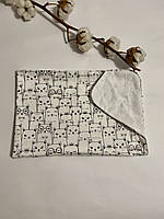 Багаторазова водовідштовхувальна пелюшка-непромокайка рожева з єдиноріжками для дівчинки непромокашка 50*70 см